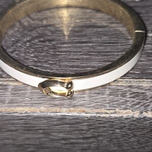 Coach Gold and White Bracelet